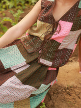 Load image into Gallery viewer, Mila Kantha Patchwork Vest JACKETS Doodlage
