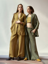 Load image into Gallery viewer, My Fav Green Oversized Blazer Set SETS IKKIVI   
