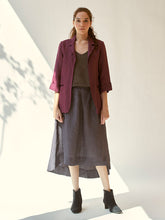 Load image into Gallery viewer, Today&#39;s Mood Wine Skirt set SETS IKKIVI   
