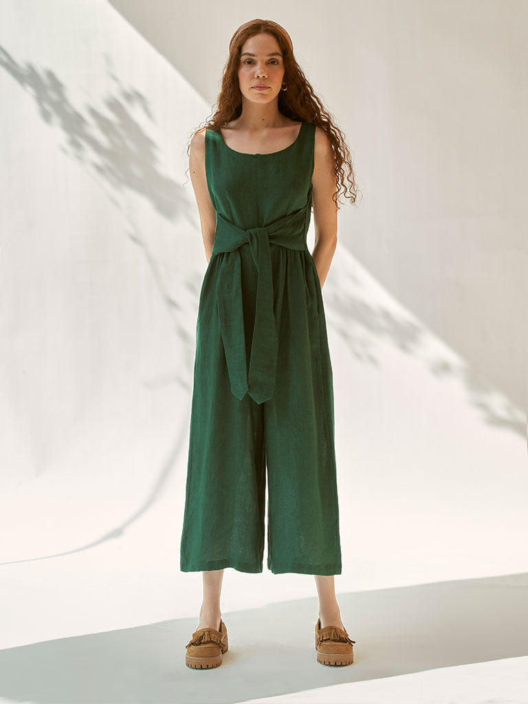 Beyond Basic Green Jumpsuit JUMPSUITS IKKIVI   