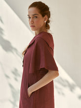 Load image into Gallery viewer, Anytime Burgundy Dress DRESSES IKKIVI   
