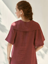 Load image into Gallery viewer, Anytime Burgundy Dress DRESSES IKKIVI   
