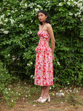 Load image into Gallery viewer, Le Blush Fleur Midi Smocked Skirt BOTTOMS Khajoor   
