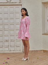 Load image into Gallery viewer, Meadow Print Mini Dress DRESSES Khajoor   
