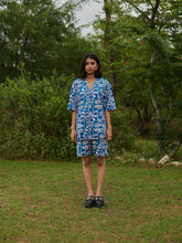 Load image into Gallery viewer, Desert Bluebell Camp Shirt TOPS Khajoor   
