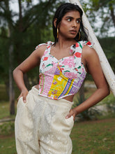 Load image into Gallery viewer, Farmland Patchwork Corset Top TOPS Khajoor   
