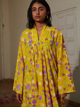 Load image into Gallery viewer, Madeleine Lemon Fleur Dress DRESSES Khajoor   
