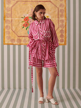 Load image into Gallery viewer, Blush Stripes Uniform Co-ord Set SETS Khajoor
