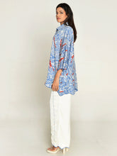 Load image into Gallery viewer, Ponzo Shirt &amp; White Pants Co-ord Set SETS Rias Jaipur
