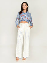 Load image into Gallery viewer, Ponzo White Pant BOTTOMS Rias Jaipur
