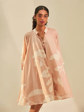 Load image into Gallery viewer, Dusky Pink Shirt Dress DRESSES KHARA KAPAS   
