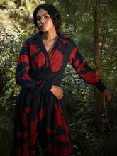 Load image into Gallery viewer, Black Woods Dress DRESSES KHARA KAPAS
