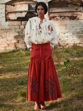 Load image into Gallery viewer, Rustic Reverie Skirt BOTTOMS KHARA KAPAS
