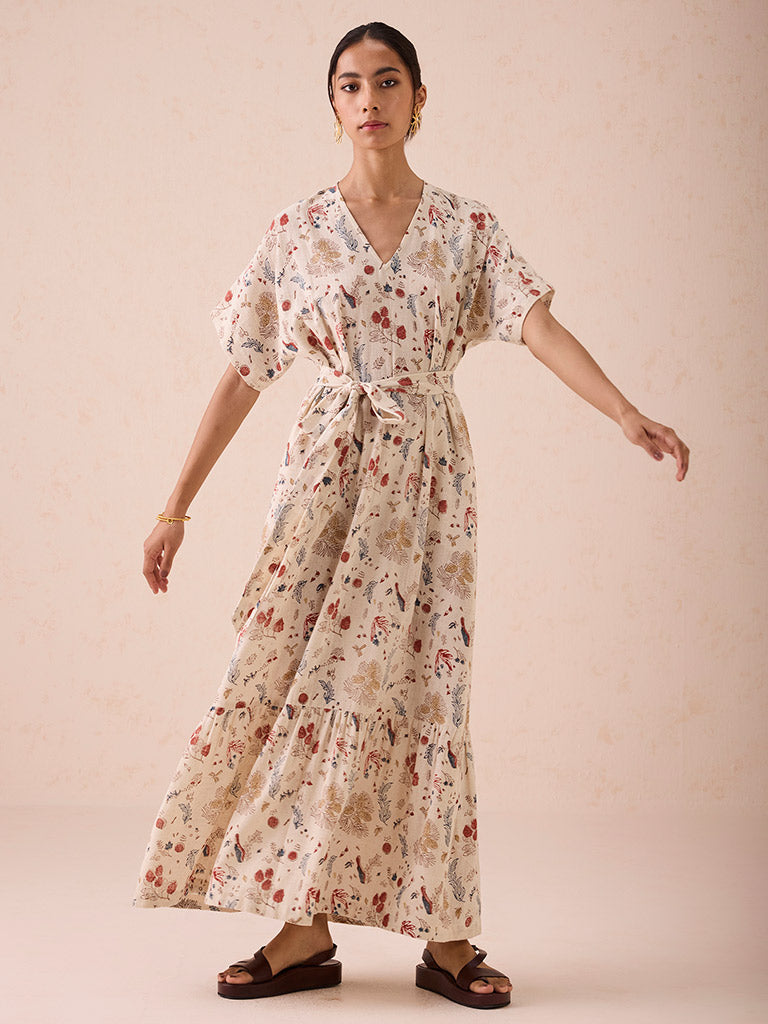 Forest Bloom Maxi Dress DRESSES SUI