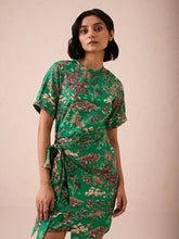 Load image into Gallery viewer, Green Fields Wrap Dress DRESSES SUI
