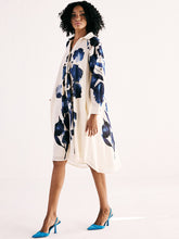 Load image into Gallery viewer, Blue Orchid Shirt Dress DRESSES KHARA KAPAS   
