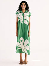 Load image into Gallery viewer, Maple Leaf Shirt Dress DRESSES KHARA KAPAS
