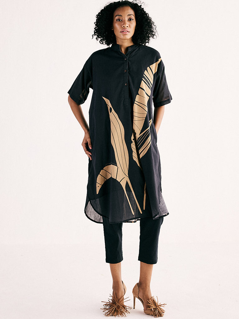 Shadow Leaf Tunic Set SETS KHARA KAPAS   