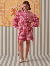 Load image into Gallery viewer, Blush Stripes Uniform Co-ord Set SETS Khajoor
