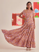 Load image into Gallery viewer, Gold Florentina Pleated Dress DRESSES Khajoor
