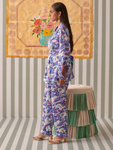 Load image into Gallery viewer, Abstract Gardenia Blazer Set SETS Khajoor
