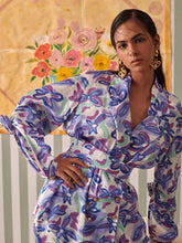 Load image into Gallery viewer, Abstract Gardenia Blazer Set SETS Khajoor
