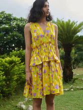 Load image into Gallery viewer, Le Lemon Fleur Babydoll Dress DRESSES Khajoor   
