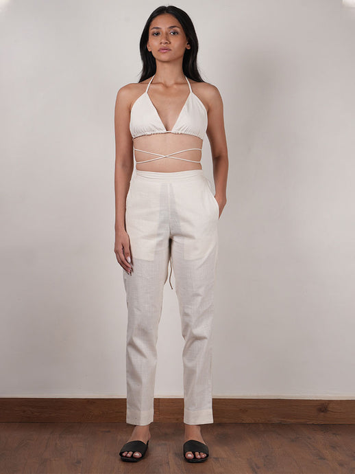 Overlap Bralette & SE Pants Set SETS Mati   