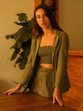 Load image into Gallery viewer, Olive Blazer and Skirt Set SETS Em and Shi
