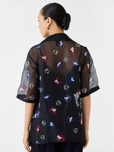 Load image into Gallery viewer, Cherry Blossom Organza Shirt TOPS IKKIVI
