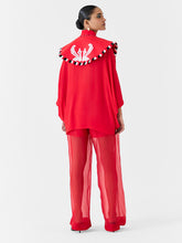 Load image into Gallery viewer, Ruby Batwing Shirt with Collar TOPS IKKIVI
