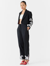 Load image into Gallery viewer, Moonstone Crop Blazer &amp; Pants Co-ord SETS IKKIVI
