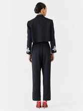 Load image into Gallery viewer, Moonstone Crop Blazer &amp; Pants Co-ord SETS IKKIVI
