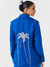 Load image into Gallery viewer, Indigo Organza Jacket JACKETS IKKIVI
