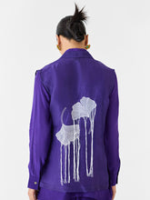 Load image into Gallery viewer, Violet Organza Jacket JACKETS IKKIVI
