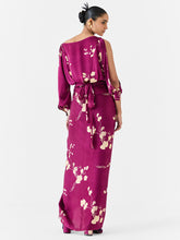 Load image into Gallery viewer, Plum Shirt Draped Dress DRESSES IKKIVI
