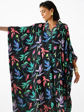 Load image into Gallery viewer, Black Botanica Kaftan DRESSES IKKIVI   
