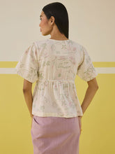 Load image into Gallery viewer, Sweet Sunshine Peplum Top TOPS SUI
