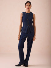 Load image into Gallery viewer, The Daydream Denim Waistcoat JACKETS SUI
