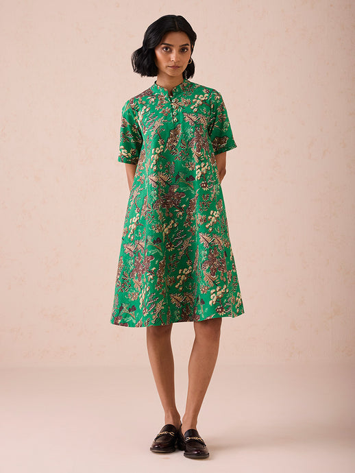 The Harmony Mandarin Collar Dress DRESSES SUI