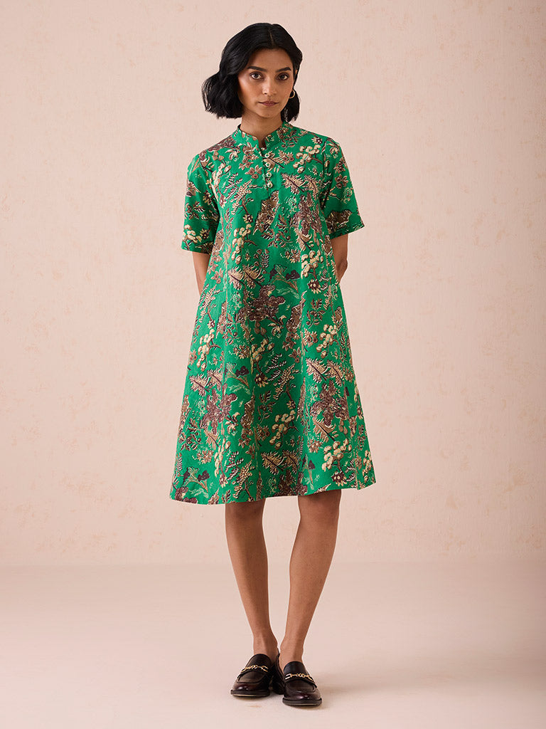 The Harmony Mandarin Collar Dress DRESSES SUI