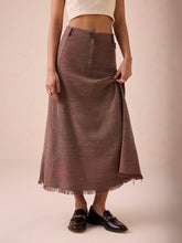 Load image into Gallery viewer, The Hazel Sun Midi Skirt BOTTOMS SUI
