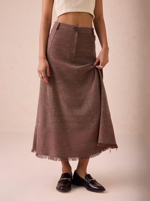 The Hazel Sun Midi Skirt BOTTOMS SUI