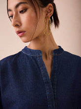 Load image into Gallery viewer, The Little Things Denim Blouse TOPS SUI
