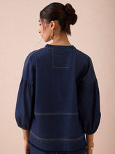 Load image into Gallery viewer, The Little Things Denim Blouse TOPS SUI
