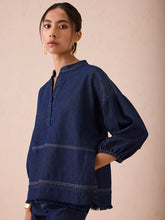 Load image into Gallery viewer, The Little Things Denim Blouse TOPS SUI
