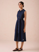 Load image into Gallery viewer, The Sunrise Denim Midi Dress DRESSES SUI
