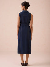 Load image into Gallery viewer, The Sunrise Denim Midi Dress DRESSES SUI
