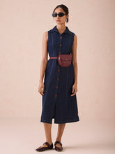 Load image into Gallery viewer, The Sunrise Denim Midi Dress DRESSES SUI
