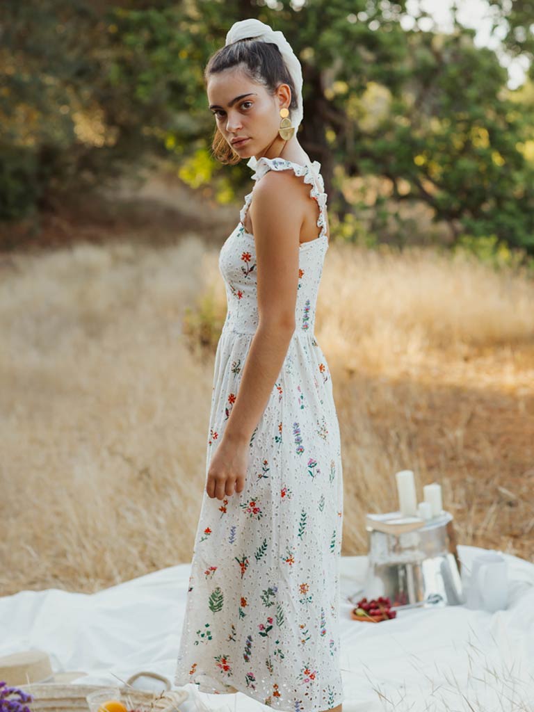 Picnic dress for woman hotsell